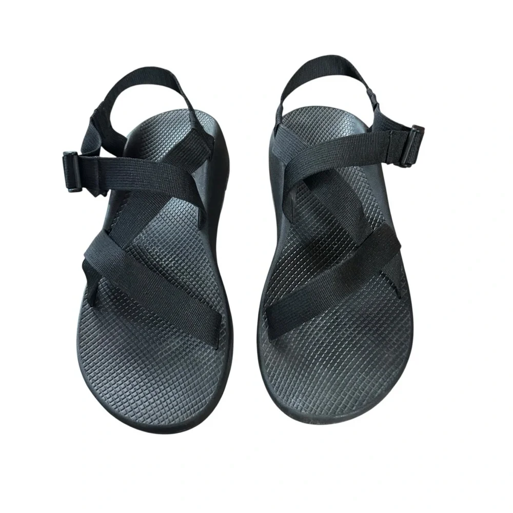 Men’s Chaco Size 14 Black Z1 Sandals w Adjustable Ankle Straps